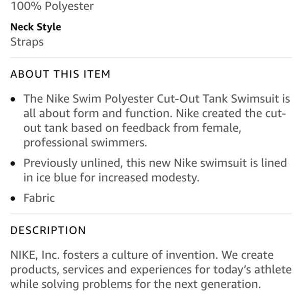 Nike One Piece Swimsuit Royal Purple Size 12 - Picture 2 of 8